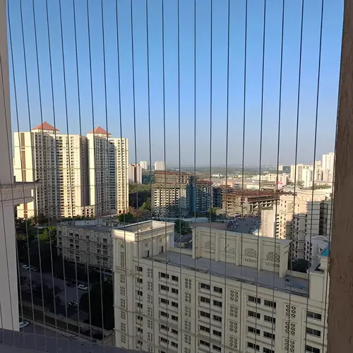 Invisible Grills for Balcony in Hyderabad - NSV Safety Solutions